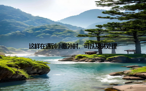 这样在遇到小意外时, 可以及时处理