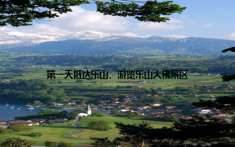 第一天抵达乐山, 游览乐山大佛景区